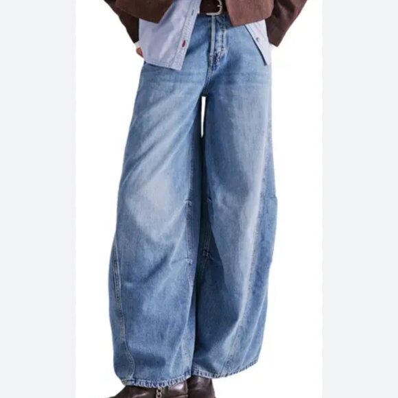 nwt WE THE FREE free people westward denim jeans 28 s - Picture 2 of 3